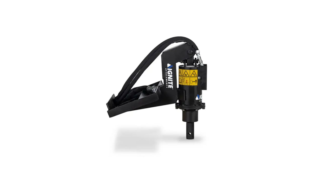 100PH Mini Auger Drive for Mini Skid Steers with 15 GPM - Ignite Attachments