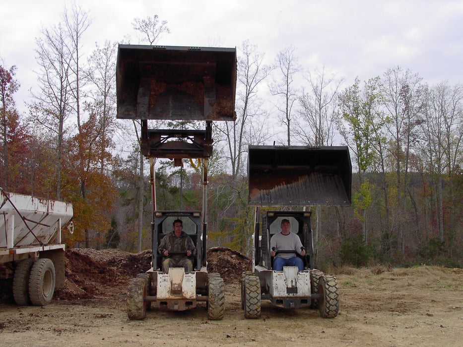Skid Steer High-Tip Front Dump Bucket - Loflin Fabrication