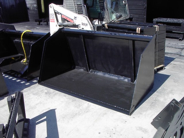 Skid Steer Turkey Litter Bucket - Loflin Fabrication