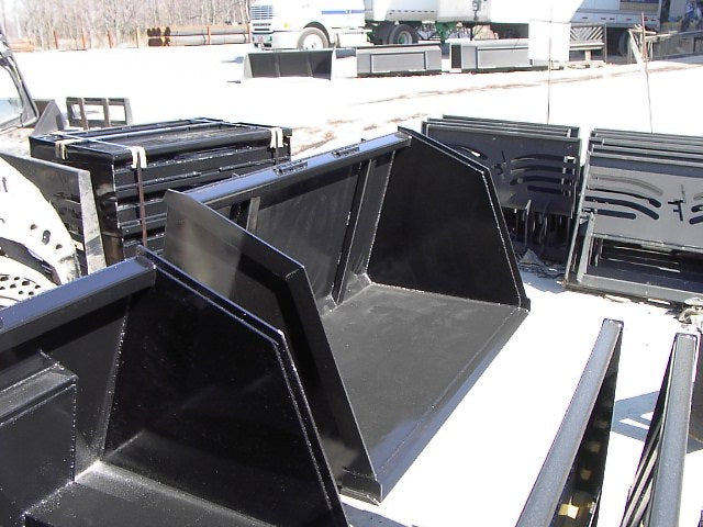 Skid Steer Turkey Litter Bucket - Loflin Fabrication