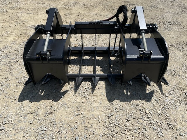 Skid Steer Root & Brush Grapple (Standard Duty) - Loflin Fabrication