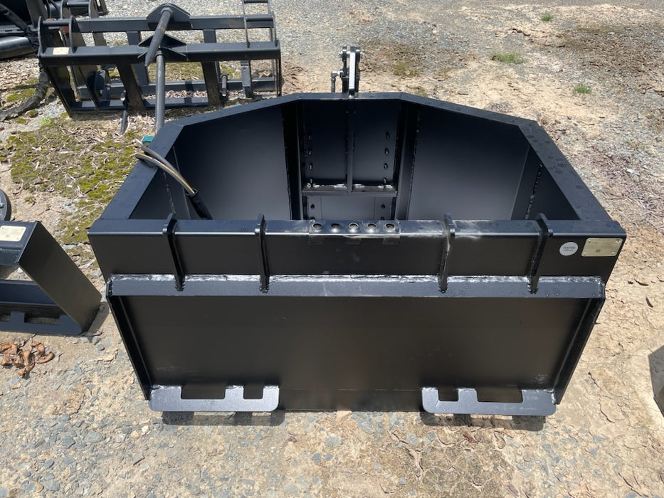 Skid Steer Hydraulic Concrete Bucket - Loflin Fabrication