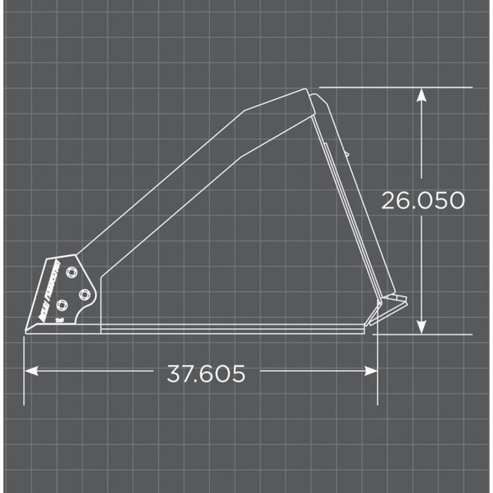 Loflin Fabrication Greg Loflin Bucket for Skid Steer