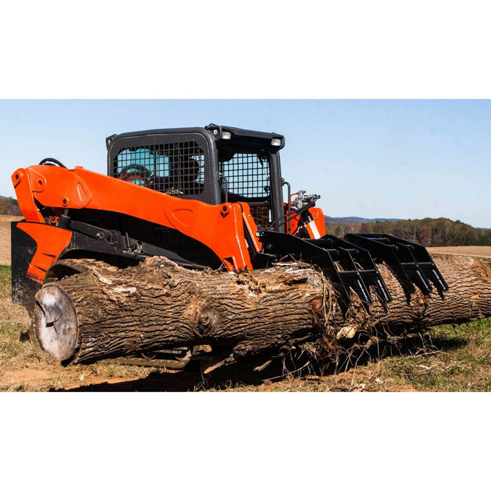 Loflin Fabrication Skid Steer Vertical Root Grapple