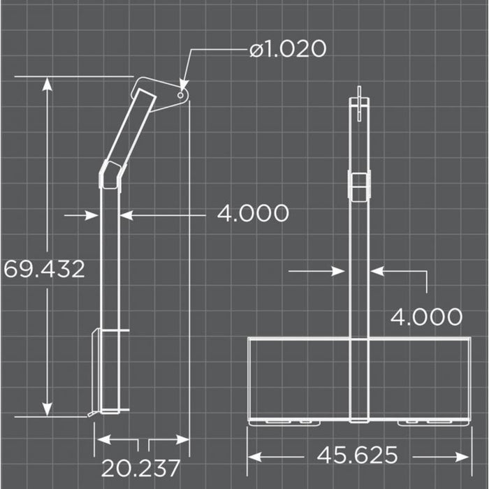 Loflin Fabrication Tree Boom for Skid Steer