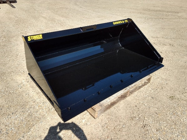 Stinger Attachments Utility Tractor Material Bucket – Series 3 (MB3)