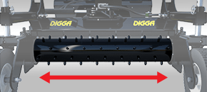 Digga Mini Soil Conditioner For Compact Utility Loaders