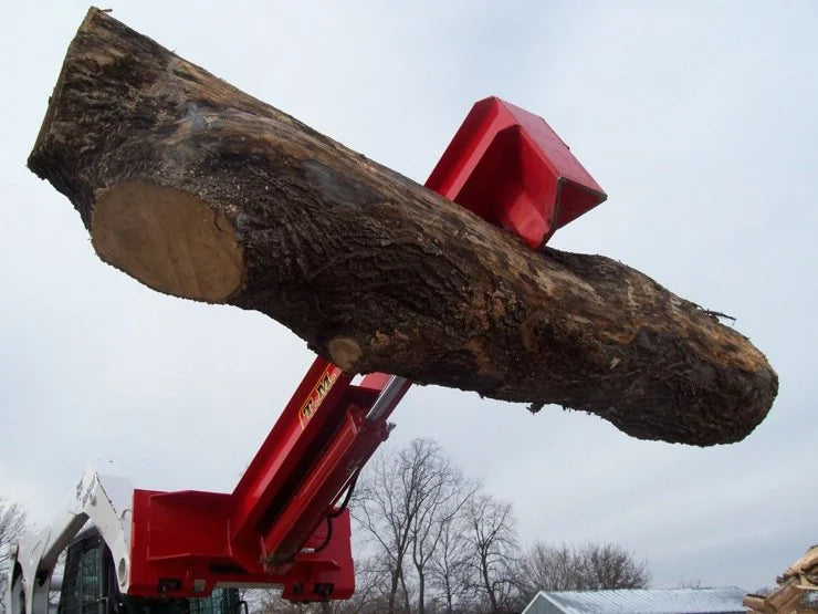 Skid Steer Hydraulic Log Splitter Attachment - TM Manufacturing Pro