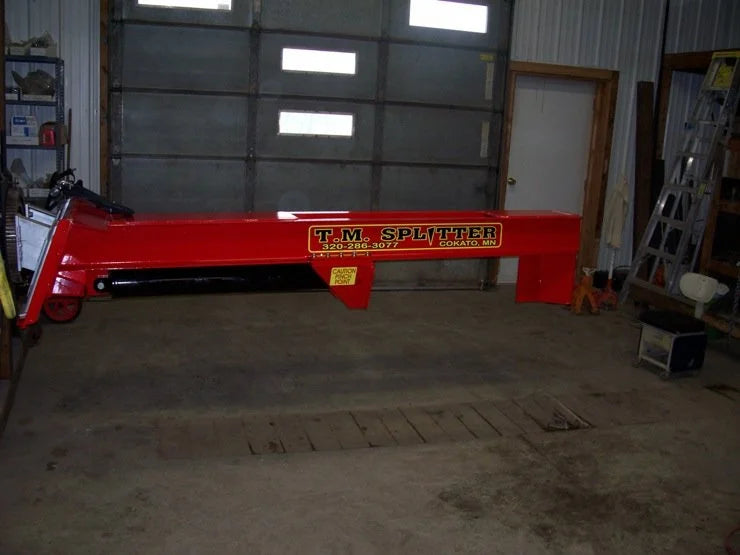 Skid Steer Hydraulic Log Splitter Attachment - TM Manufacturing Pro