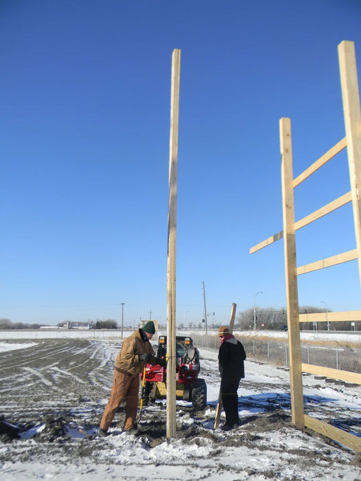 Skid Steer Hydraulic Pole Setter Attachment - EZ Spot UR Standard Duty (Universal Quick Attach)
