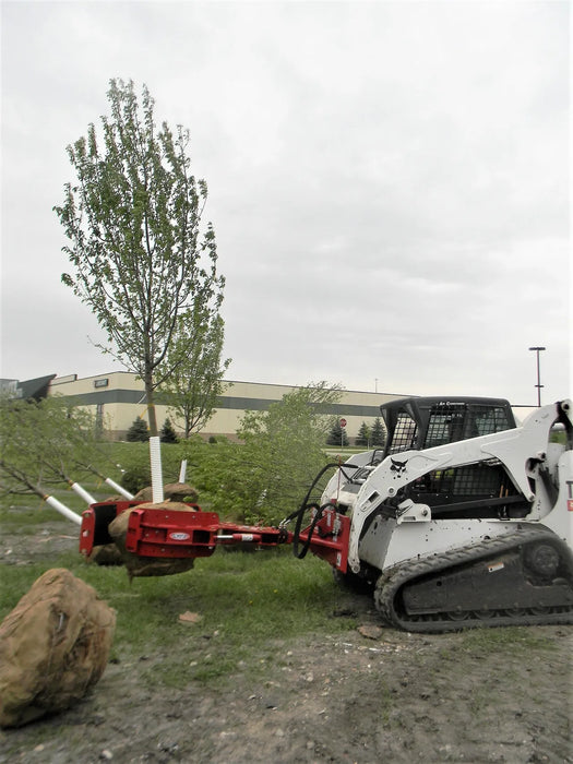 Skid Steer Hydraulic Rotating Nursery Pot Handler Attachment - EZ Spot UR (Universal Quick Attach)