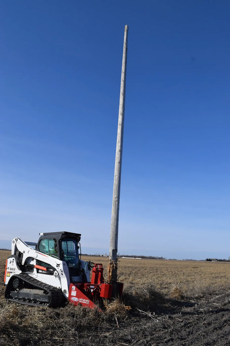 Skid Steer Hydraulic Mini Pole Jack Attachment - EZ Spot UR (Universal Quick Attach)