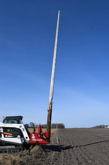 Skid Steer Hydraulic Mini Pole Jack Attachment - EZ Spot UR (Universal Quick Attach)