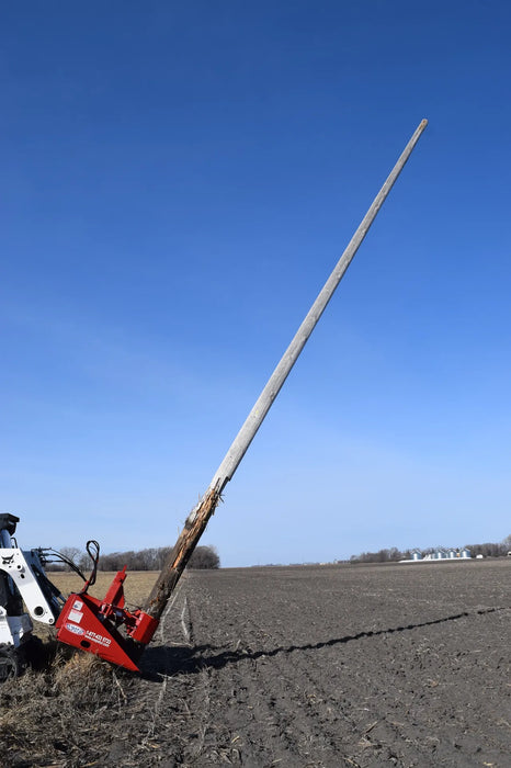 Skid Steer Hydraulic Mini Pole Jack Attachment - EZ Spot UR (Universal Quick Attach)