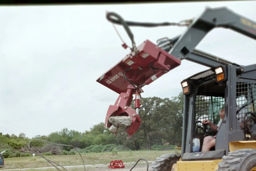 Skid Steer & Compact Track Loader Hydraulic Rock & Pole Claw - EZ Spot UR