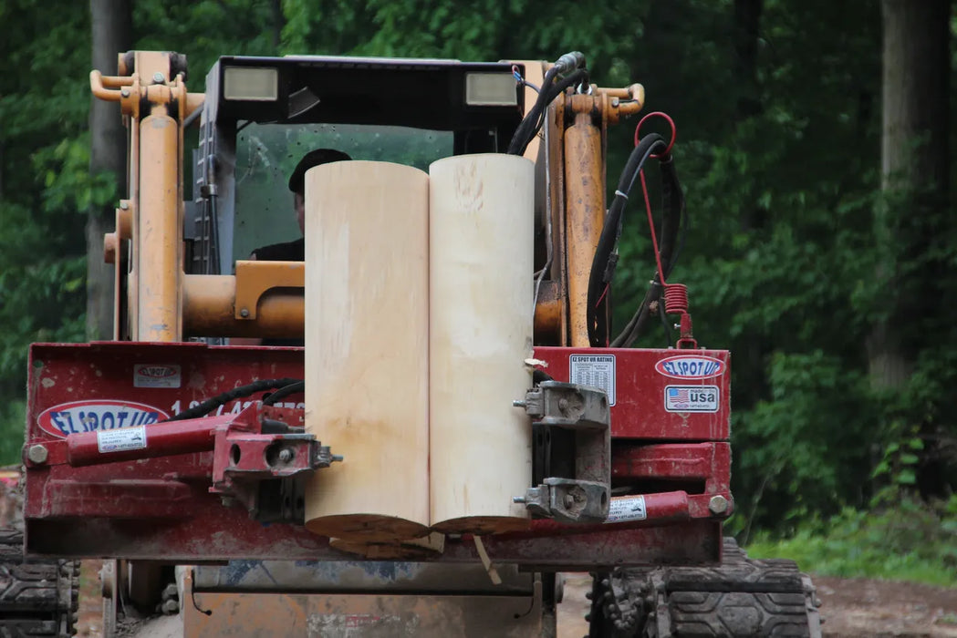 Skid Steer Hydraulic 3-Finger Rock & Tree Grapple Attachment - EZ Spot UR (Universal Quick Attach)