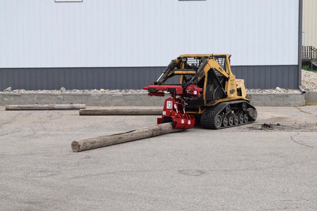 Skid Steer & Compact Track Loader Hydraulic Pole Setter Attachment - EZ Spot UR Heavy Duty (Universal Quick Attach)