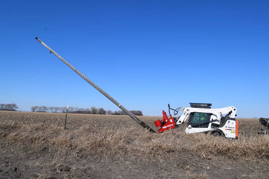 Skid Steer Hydraulic Mini Pole Jack Attachment - EZ Spot UR (Universal Quick Attach)