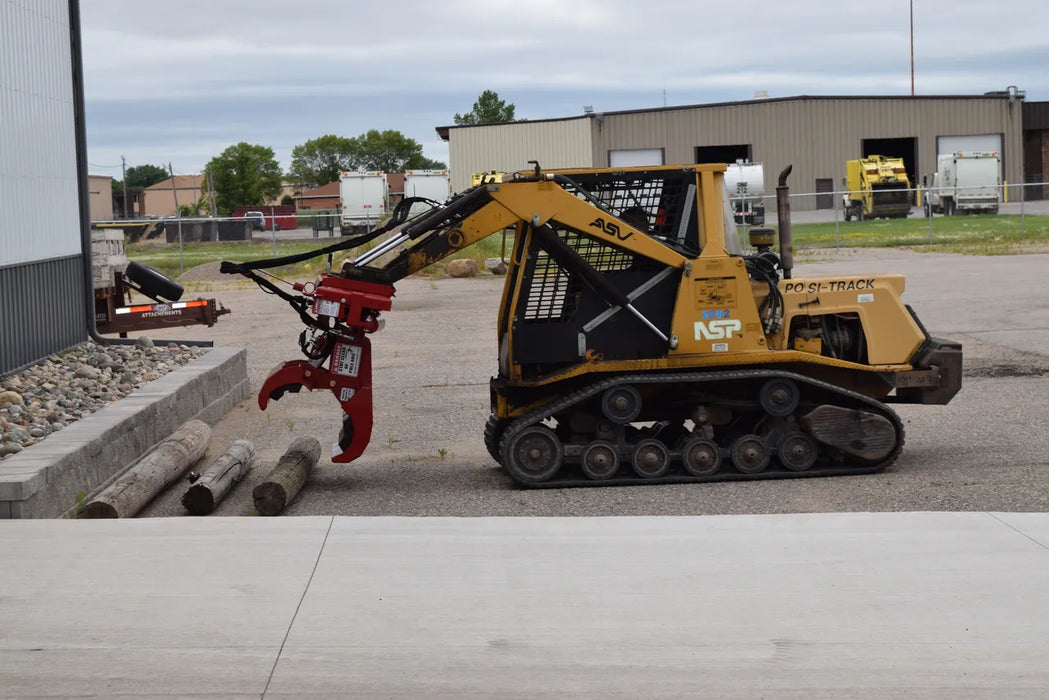 Skid Steer & Compact Track Loader Hydraulic Pole Setter Attachment - EZ Spot UR Heavy Duty (Universal Quick Attach)