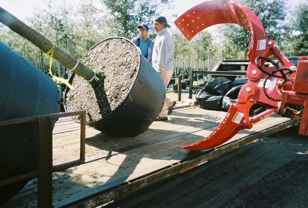 Skid Steer Hydraulic Rotating Nursery Pot Handler Attachment - EZ Spot UR (Universal Quick Attach)