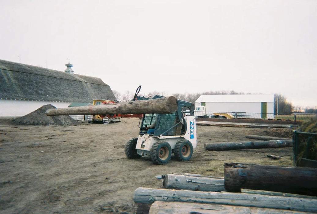 Skid Steer Hydraulic Pole Setter Attachment - EZ Spot UR Standard Duty (Universal Quick Attach)