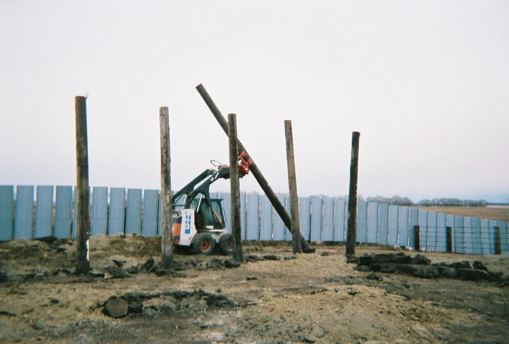 Skid Steer Hydraulic Pole Setter Attachment - EZ Spot UR Standard Duty (Universal Quick Attach)