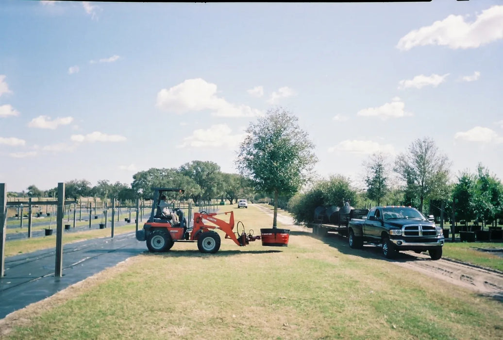 Skid Steer Tree & Nursery Pot Handler Attachment - EZ Spot UR (Universal Quick Attach)