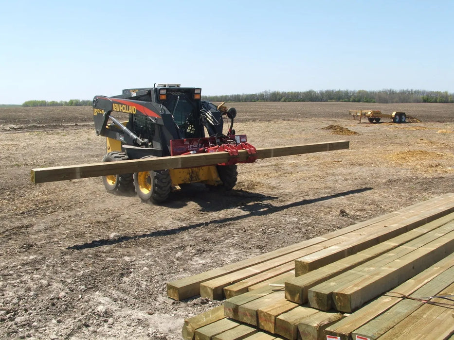 Skid Steer Hydraulic Pole Setter Attachment - EZ Spot UR Standard Duty (Universal Quick Attach)