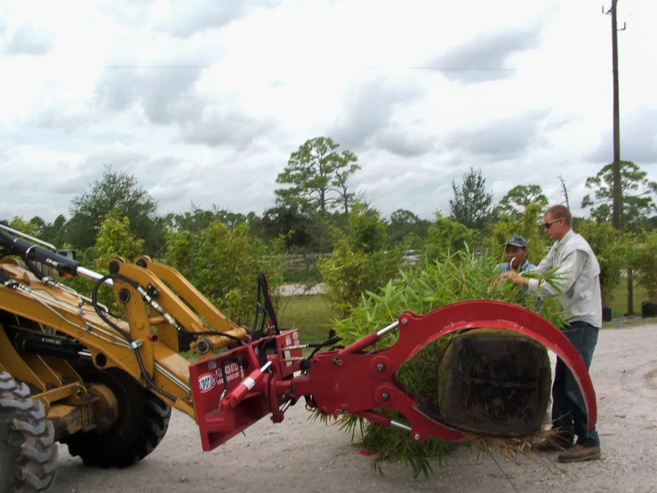 Skid Steer Hydraulic Rotating Nursery Pot Handler Attachment - EZ Spot UR (Universal Quick Attach)