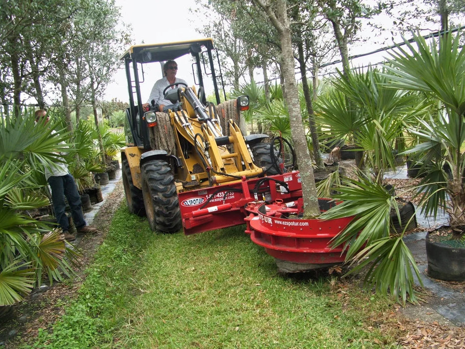 Skid Steer Hydraulic Rotating Nursery Pot Handler Attachment - EZ Spot UR (Universal Quick Attach)