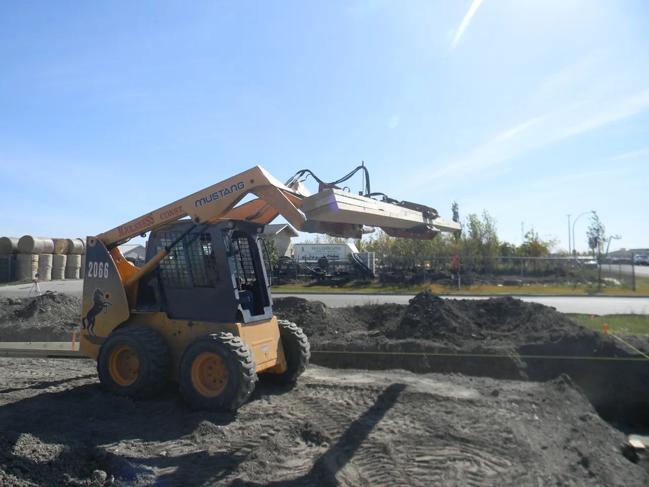 Skid Steer Hydraulic Pole Setter Attachment - EZ Spot UR Standard Duty (Universal Quick Attach)