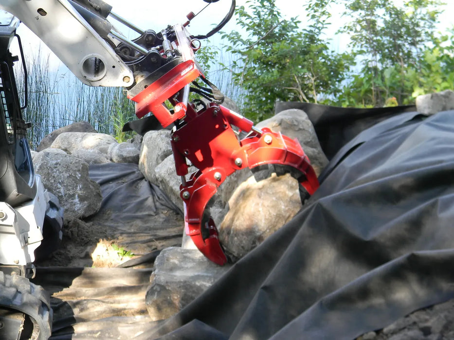 Skid Steer 5-Finger Rock & Tree Grapple - EZ Spot UR