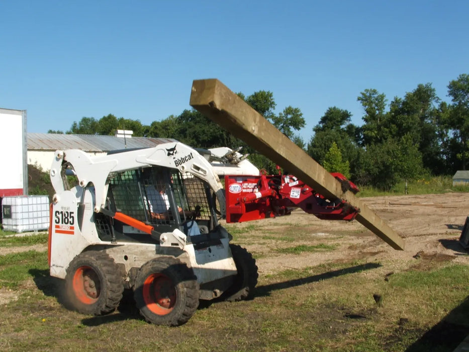 Skid Steer Hydraulic Pole Setter Attachment - EZ Spot UR Standard Duty (Universal Quick Attach)
