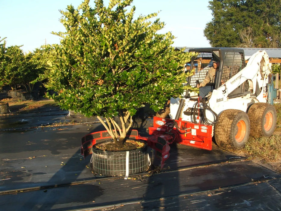 Skid Steer Hydraulic Rotating Nursery Pot Handler Attachment - EZ Spot UR (Universal Quick Attach)