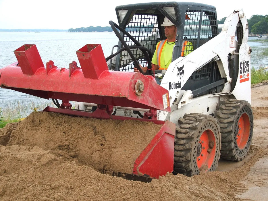 Skid Steer Bulk Bag & Super Sack Filler Attachment - EZ Spot UR Speed Bagger (Universal Quick Attach)
