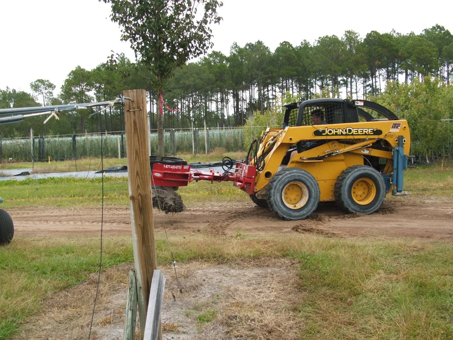 Skid Steer Hydraulic Rotating Nursery Pot Handler Attachment - EZ Spot UR (Universal Quick Attach)