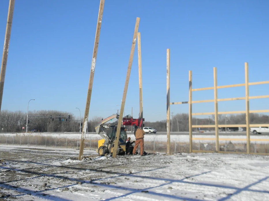 Skid Steer Hydraulic Pole Setter Attachment - EZ Spot UR Standard Duty (Universal Quick Attach)
