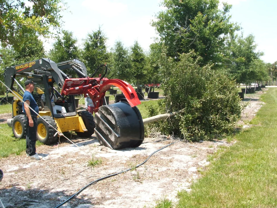 Skid Steer Hydraulic Rotating Nursery Pot Handler Attachment - EZ Spot UR (Universal Quick Attach)