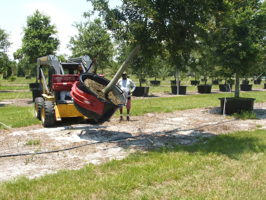 Skid Steer Hydraulic Rotating Nursery Pot Handler Attachment - EZ Spot UR (Universal Quick Attach)