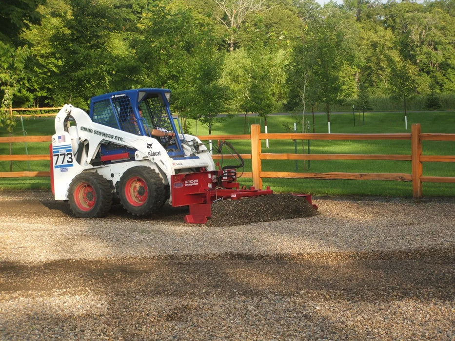 Skid Steer & Compact Track Loader 6-Way Grader Blade - EZ Spot UR (Universal Quick Attach)