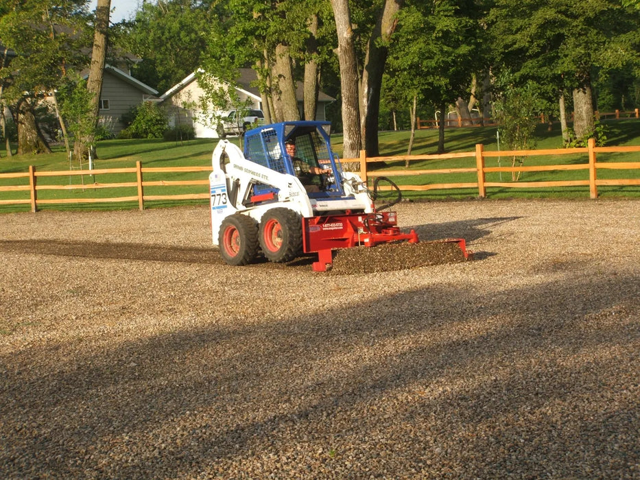 Skid Steer & Compact Track Loader 6-Way Grader Blade - EZ Spot UR (Universal Quick Attach)