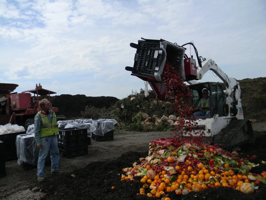 Skid Steer Hydraulic Square Pot Handler & Clamping Fork Attachment - EZ Spot UR (Universal Quick Attach)