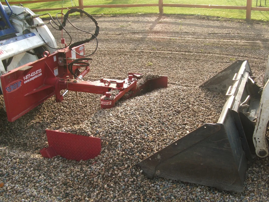Skid Steer & Compact Track Loader 6-Way Grader Blade - EZ Spot UR (Universal Quick Attach)