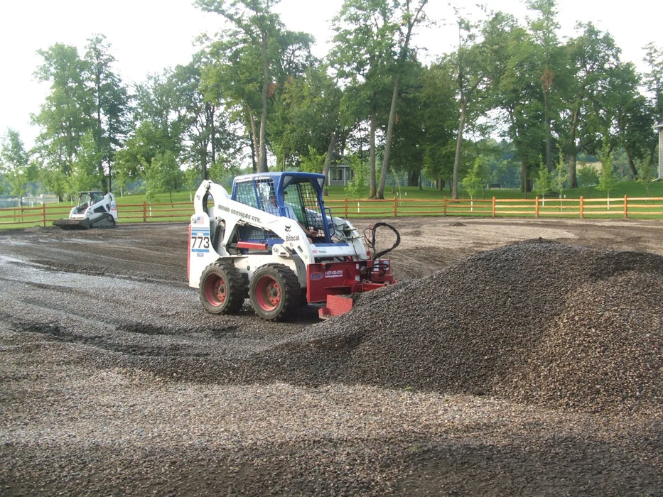 Skid Steer & Compact Track Loader 6-Way Grader Blade - EZ Spot UR (Universal Quick Attach)
