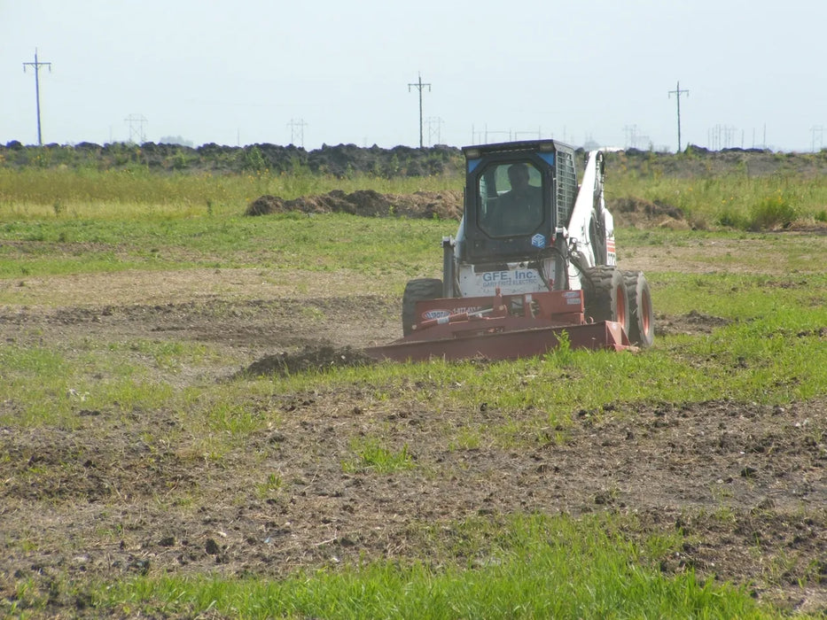 Skid Steer & Compact Track Loader 6-Way Grader Blade - EZ Spot UR (Universal Quick Attach)