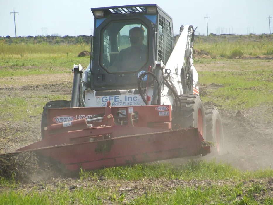 Skid Steer & Compact Track Loader 6-Way Grader Blade - EZ Spot UR (Universal Quick Attach)