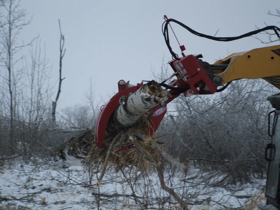 Skid Steer Hydraulic Rock & Brush Grapple Attachment - EZ Spot UR (Universal Quick Attach)