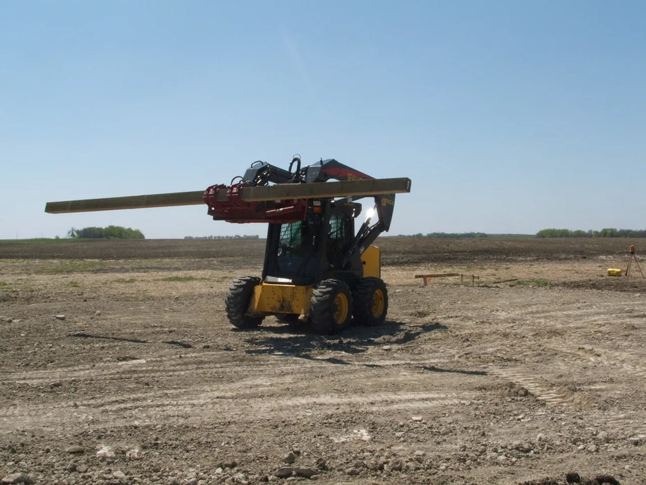 Skid Steer Hydraulic Pole Setter Attachment - EZ Spot UR Standard Duty (Universal Quick Attach)