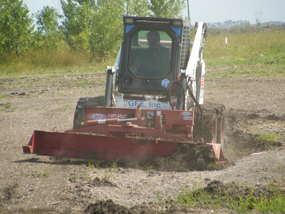 Skid Steer & Compact Track Loader 6-Way Grader Blade - EZ Spot UR (Universal Quick Attach)