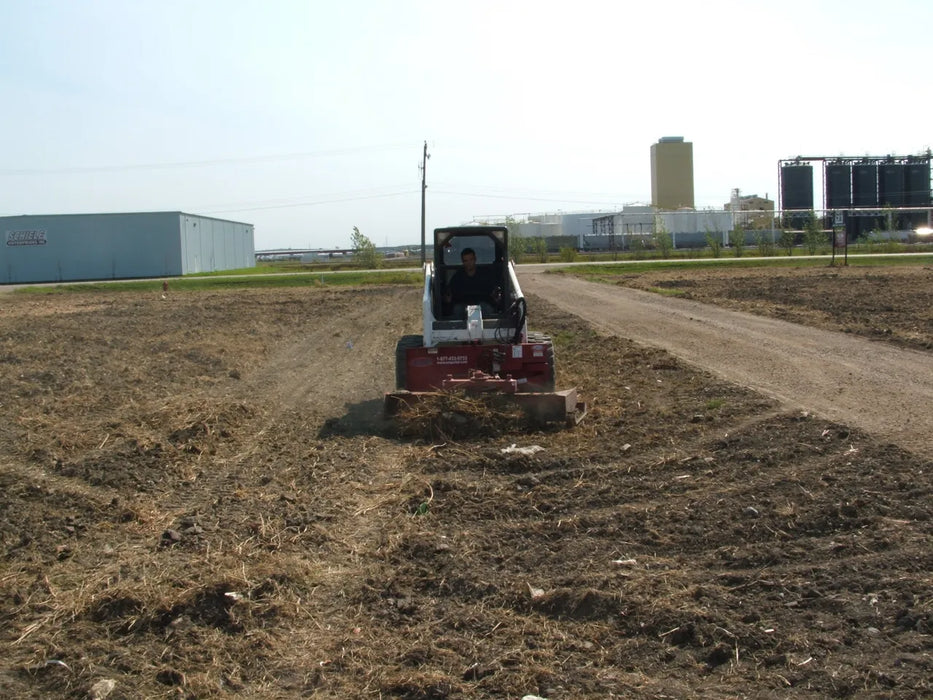 Skid Steer & Compact Track Loader 6-Way Grader Blade - EZ Spot UR (Universal Quick Attach)